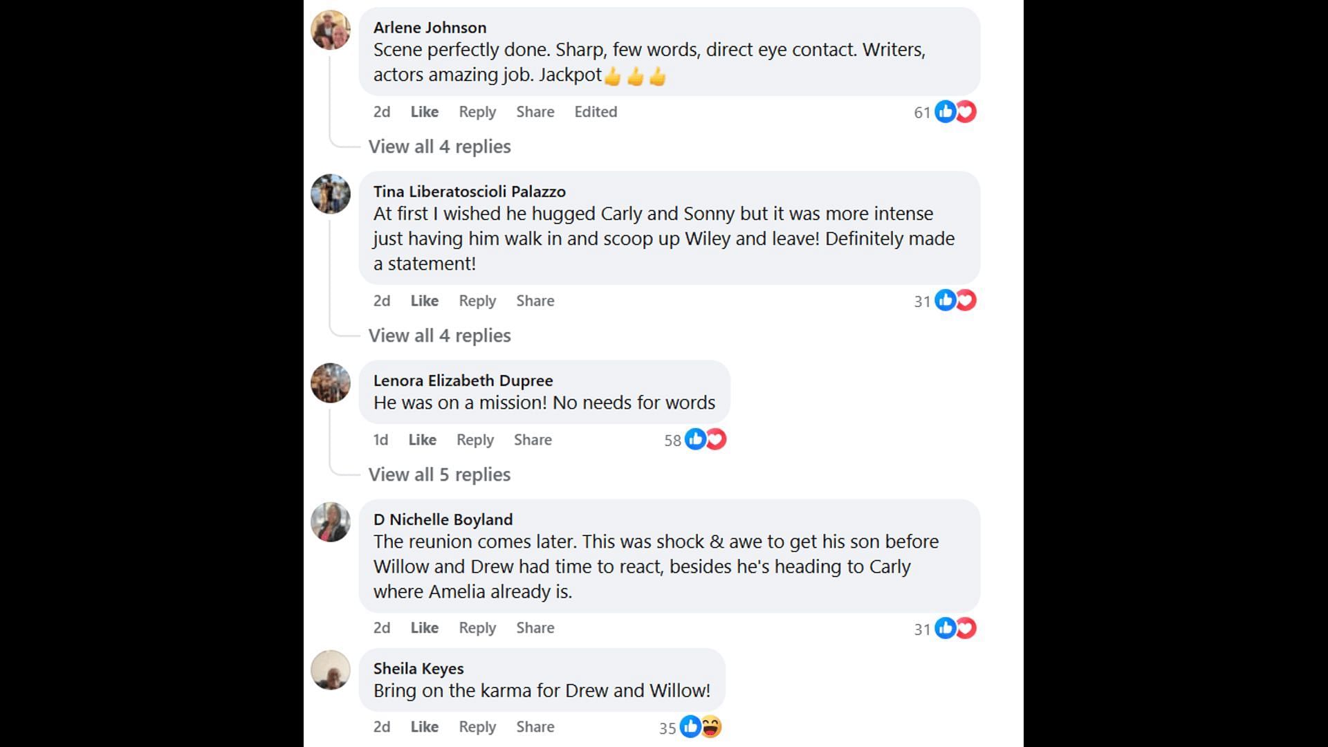 More fan reactions sharing the same sentiments (Image via Facebook/General Hospital Fans - Official)